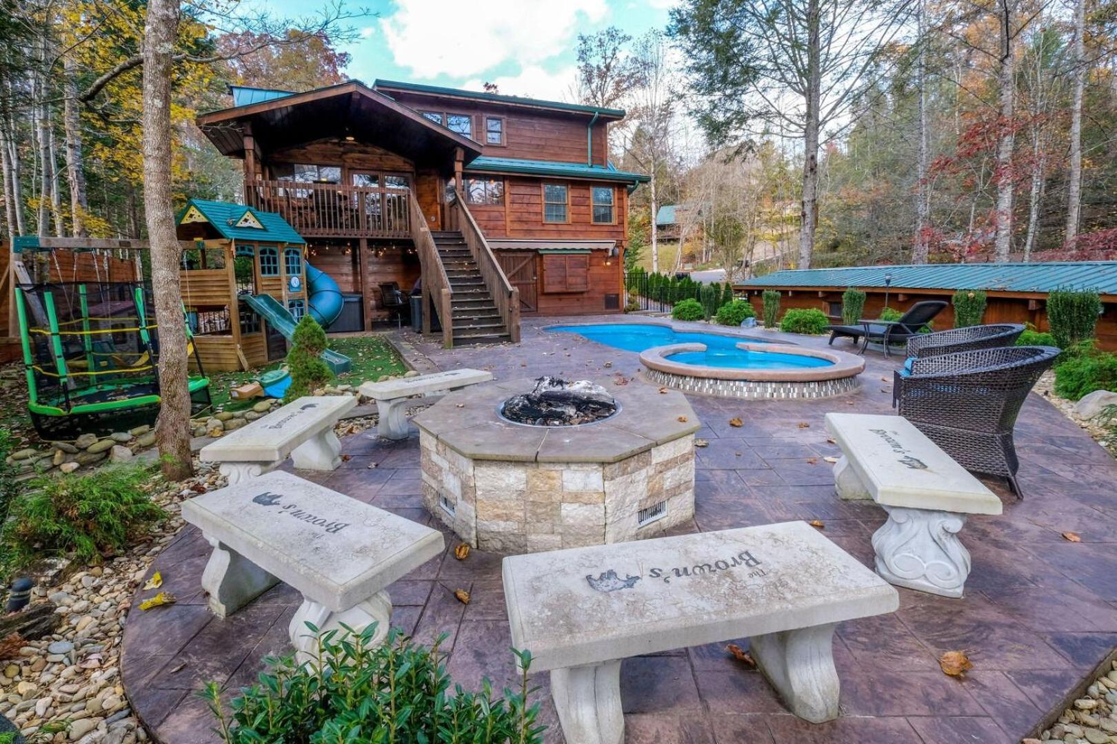 Willa Pitter Patter Swimming Pool Ht Near D'Town Gatlinburg Zewnętrze zdjęcie