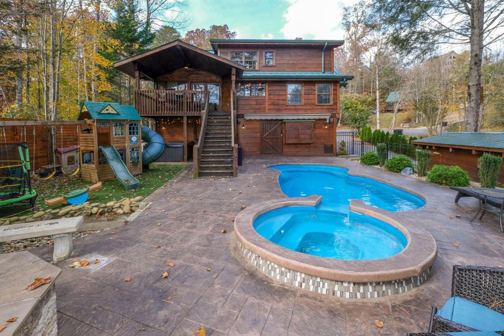 Willa Pitter Patter Swimming Pool Ht Near D'Town Gatlinburg Zewnętrze zdjęcie
