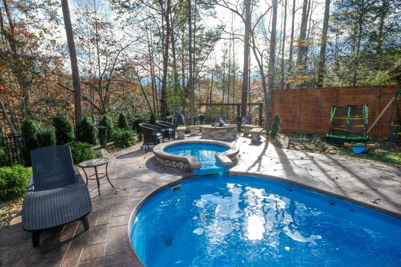 Willa Pitter Patter Swimming Pool Ht Near D'Town Gatlinburg Zewnętrze zdjęcie