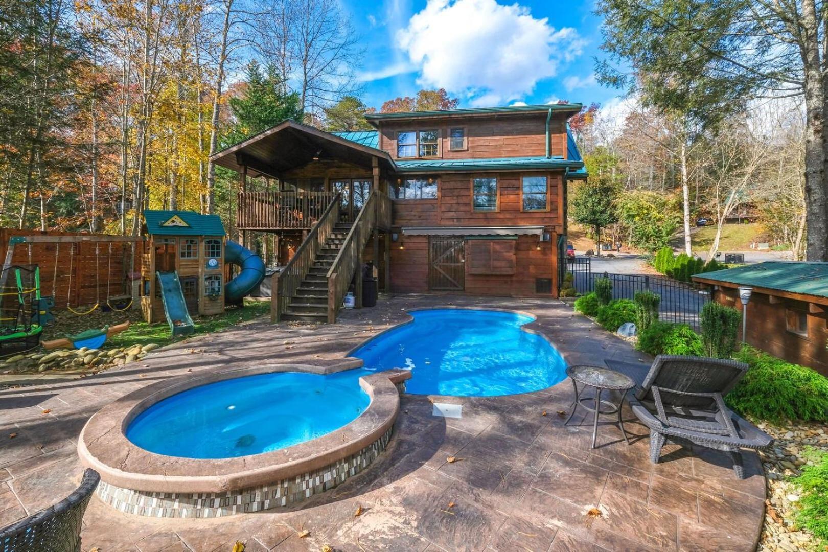 Willa Pitter Patter Swimming Pool Ht Near D'Town Gatlinburg Zewnętrze zdjęcie